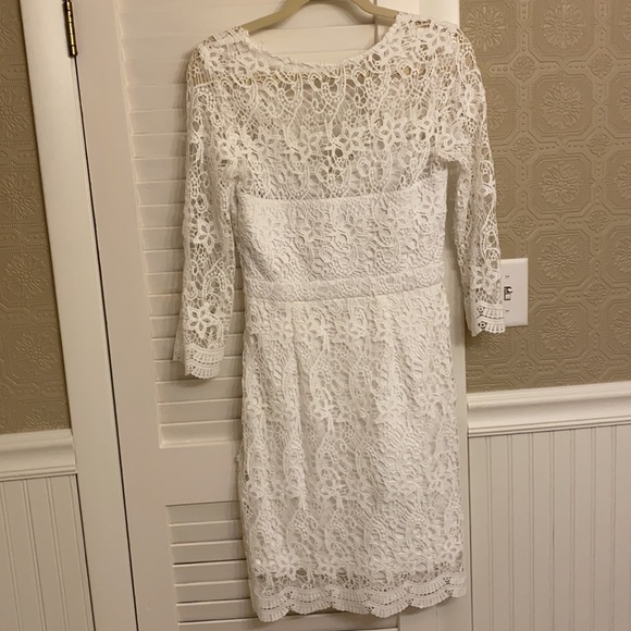White lace Lulus brand dress - Picture 2 of 7